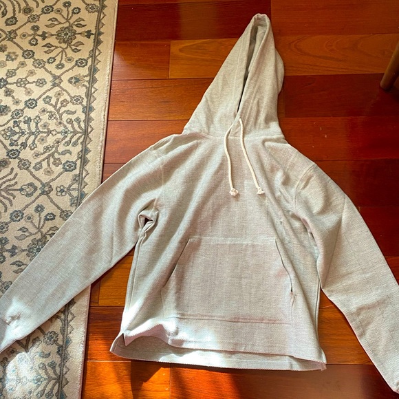 Aime Leon Dore Herringbone Hoodie Grey - Picture 2 of 4